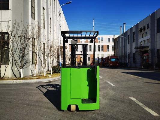 500mm Load Center Battery Powered Sit Down Stacker HTF20 Electric Reach Truck Forklift