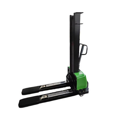 Electric Forklift 700kg Load Capacity 1300mm Self Lifting Stacker for Container Unloading