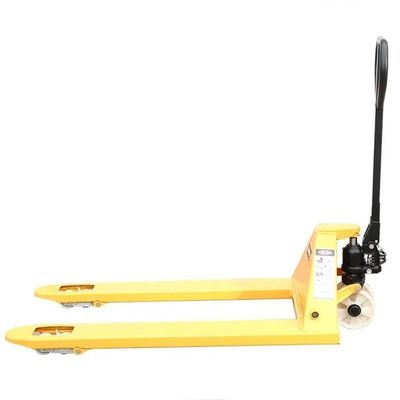 Warehouse Manual Pallet Truck Jack with OEM Color PU Nylon Wheels and Walkie Handle
