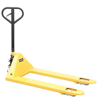 Warehouse Manual Pallet Truck Jack with OEM Color PU Nylon Wheels and Walkie Handle