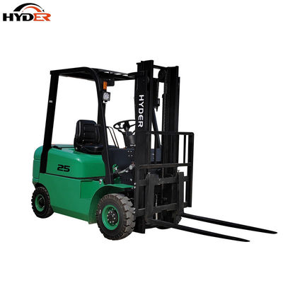 Mini 2.5t Lithium Battery Hydraulic Electric Pallet Forklift with 2 or 3 Stage Mast
