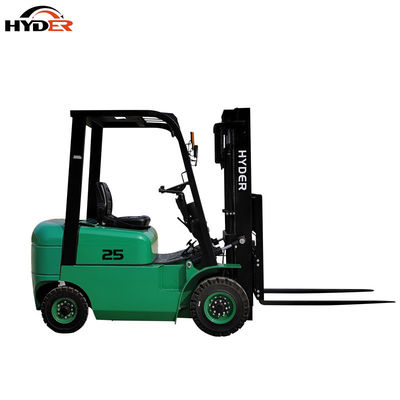 Mini 2.5t Lithium Battery Hydraulic Electric Pallet Forklift with 2 or 3 Stage Mast