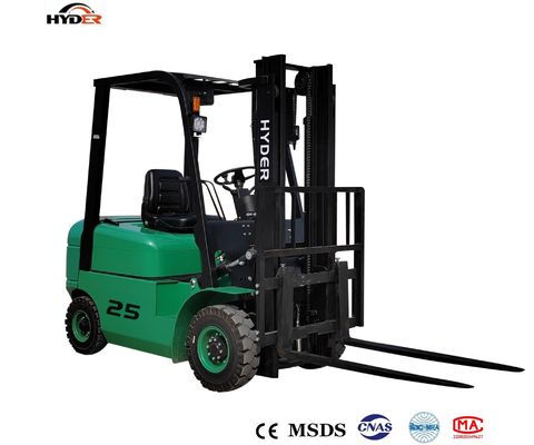 2.5ton Electric Forklift with 80V 270ah Lithium Battery and Driver / Seat Convenience