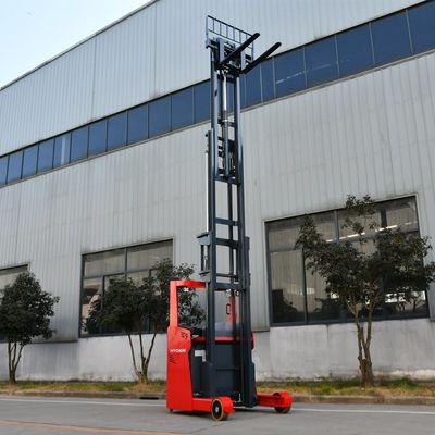 Fuel Electric Seated Reach Truck Battery Powered Forklift 2000kg 2ton for Narrow Aisles