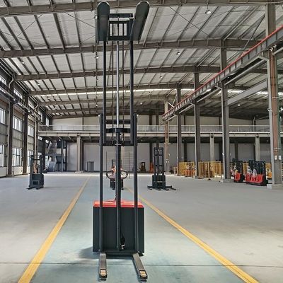 2tons Electric Standing on Stacker Forklift with 3.5m Lifting Height and Load Center 500mm