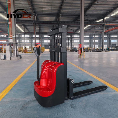 1t 1.5t Load Capacity Walkie Stacker with AC Motor Drive Motor and Load Center 500mm