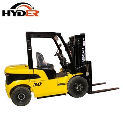 3 Tons Diesel Forklift with Attachment Mast Optional Solid Tire Fuel and Versatile