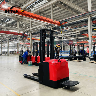 Full Electric Pallet Forklift Pallet Stand on Stacker for 2000kg Load Center