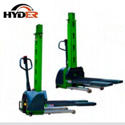 1300mm Lifting Height Electric Self Loading Stacker with 1000kg Capacity and AC Motor