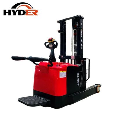 Hyder 2 Ton Standing Electric Reach Forklift with DC Motor Lift Motor