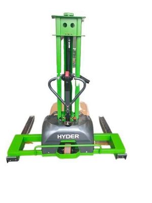 Hslf1000s Electric Self Lifting Stacker with Wide Leg Fuel Electric Block Pallet