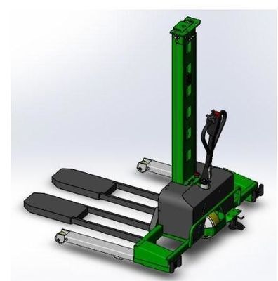 Manufacture Equipment Hyder 0.5t Full Electric Straddle Self Lifting Stacker 1000mm