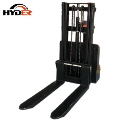 Electric Stacker 1000kg Hydraulic Power Walkie Forklift Truck for Hyder Battery Operation