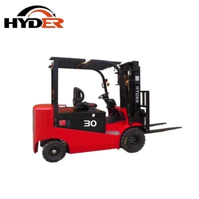 Electric Forklift Trucks 3t with Solid Tyre Hyder 4 Wheel Counterbalance and DC Motor