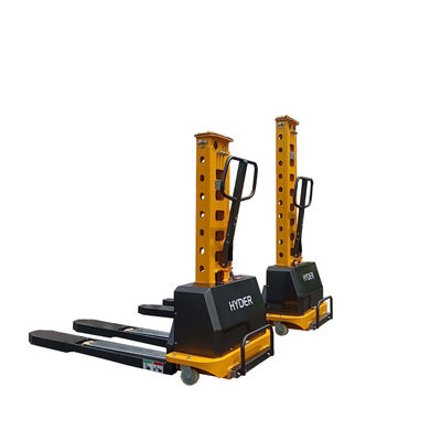 500kg Semi Electric Self Loading Forklift Hsls500 Portable Self Lifting Stacker