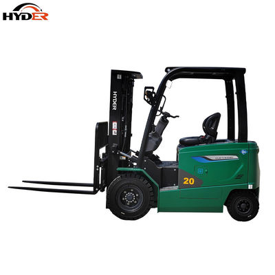 Solid Tire Type 2000kg 2ton Electric Forklift Truck with CE Manufacture Hyder Hydraulic