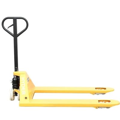Warehouse Manual Pallet Truck Jack with OEM Color PU Nylon Wheels and Walkie Handle