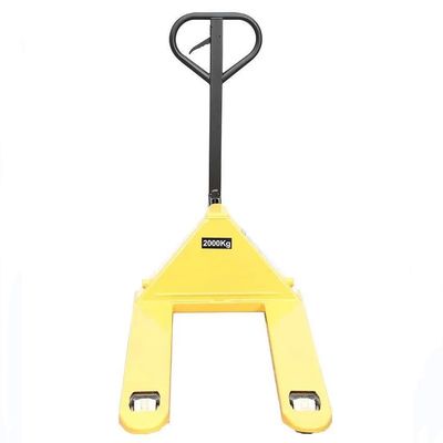 Warehouse Manual Pallet Truck Jack with OEM Color PU Nylon Wheels and Walkie Handle