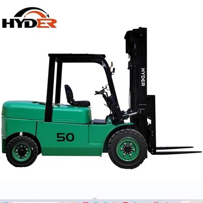 Supply Cost 3-6m Lifting Electric Forklift 5000kgs 5tons with Mosfet/Pmsm Power Source