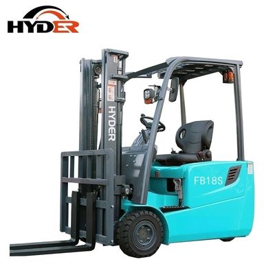 1800kg Three Wheel Electric Pallet Fork Lift Truck with Driver / Seat Operating Type