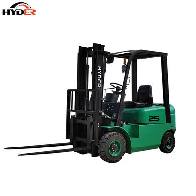 Mini 2.5t Lithium Battery Hydraulic Electric Pallet Forklift with 2 or 3 Stage Mast