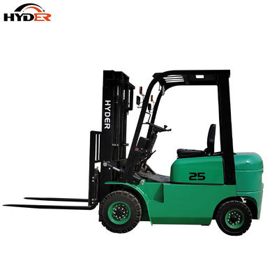 Mini 2.5t Lithium Battery Hydraulic Electric Pallet Forklift with 2 or 3 Stage Mast