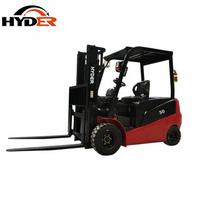 2600*1265*2150mm 72V/350ah Lithium Electric Forklift with Loading Capacity 3tons 3980kgs
