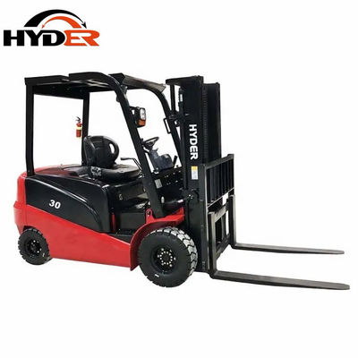 2600*1265*2150mm 72V/350ah Lithium Electric Forklift with Loading Capacity 3tons 3980kgs