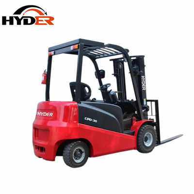 AC Motor Hyder Electric Forklift 3ton with Lithium Battery for Power 2600*1265*2150mm