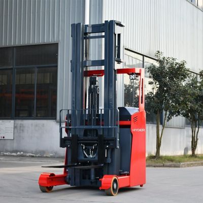 48V Seated Type Electric Reach Truck 1600kg 2000kg with EPS Steering and Materials