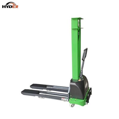 Mini Electric Stacker 1000kg 800/1000/1300mm Unload Container Self-Loading Forklift Truck