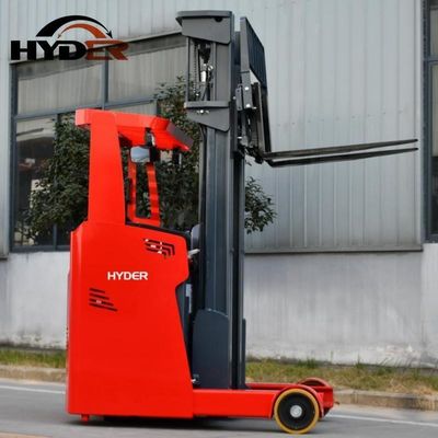 Htfz20 Narrow Channel Seated Electric Reach Forklift Truck 2000kgs 2tons Load Center 500mm