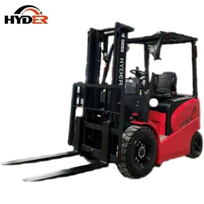2.5 Ton Full Electric 4 Big Wheels Forklift Truck Energy Efficiency Stability from Hyder