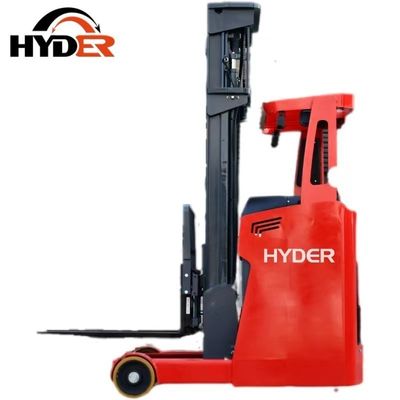 Hyder Seated 1.6t Electric Reach Truck Pallet Stacker Forklift 1 Year After Delivery