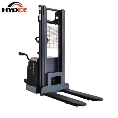 Electric Standing on Pallet Stacker 1.5ton Small Full 2110X850X2070MM for Products
