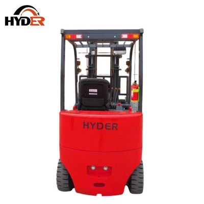 Electric 2500kgs Indoor Warehouse Forklift with 4 Solid Tyres Lift Height 3000-5000mm