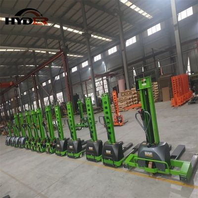 Semi Self Lifting Stacker HSLS500 with Manual Drive Motor 500kgs Lift Height 1300mm