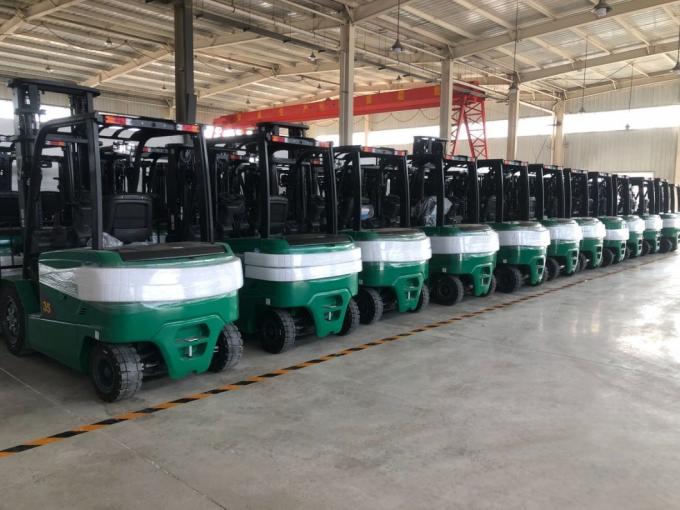 Electric Fork Lift Lithium Battery Operated 4× 4 Forklift Truck 2.5ton 6m with CE